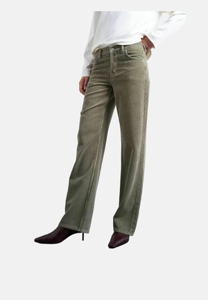 NIEDRIGE TAILLE NORMAL GESCHNITTEN  - Kalhoty - medium green denim