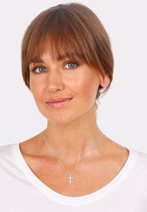 CLASSIC CROSS - Necklace - silver-coloured