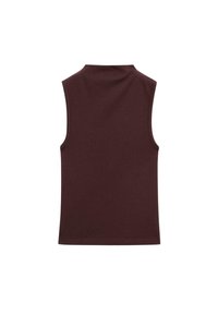 FITTED FUNNEL NECK - Top - bordeaux