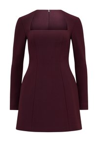 RUBY LONG SLEEVE STRUCTURED  - Vestido de cocktail / Vestido de festa - burgundy