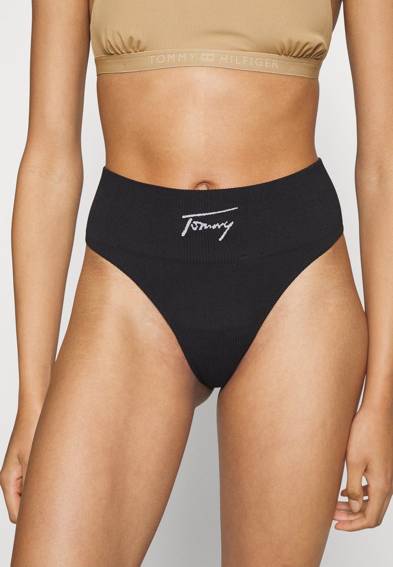 Tommy Jeans THONG String black/svart Zalando.no