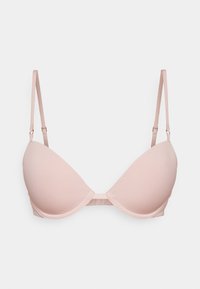 LIGHTLY LINED DEMI MINIMALIST MICROFIBER - T-shirt bra - 
beige
