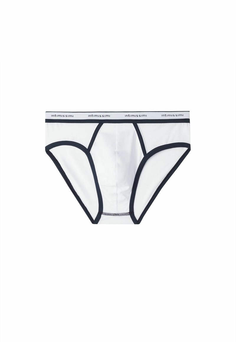 Intimissimi NATURAL FRESH MIT LOGO Slip weiß white blue/blanc