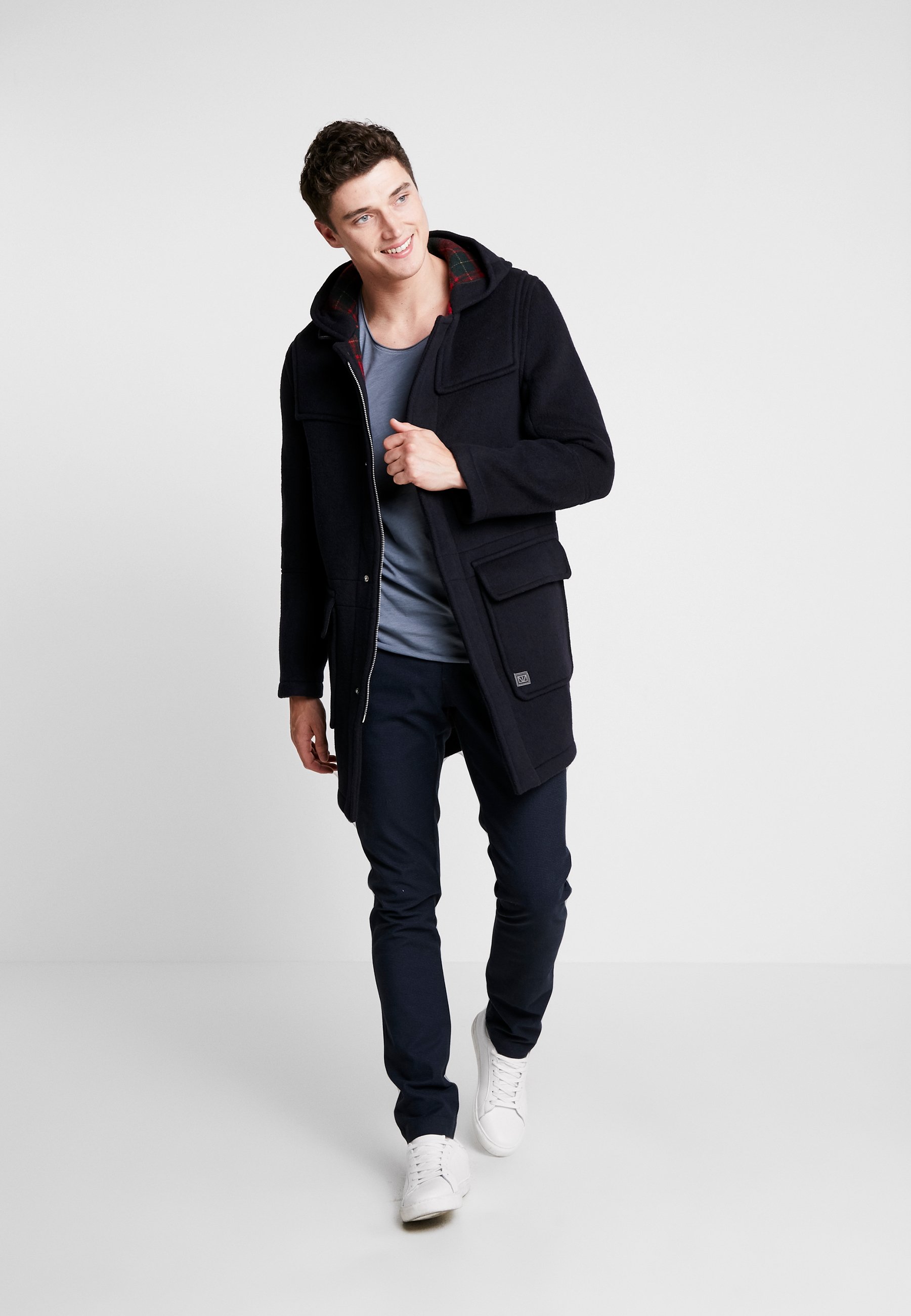 Brixtol Textiles LOU DUFFEL Kåpe frakk navy Zalando.no Brixtol Textiles LOU DUFFEL Kåpe frakk navy Zalando.no