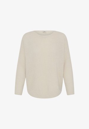 Fransa, FRERETTA PU - Pullover - oatmeal melange