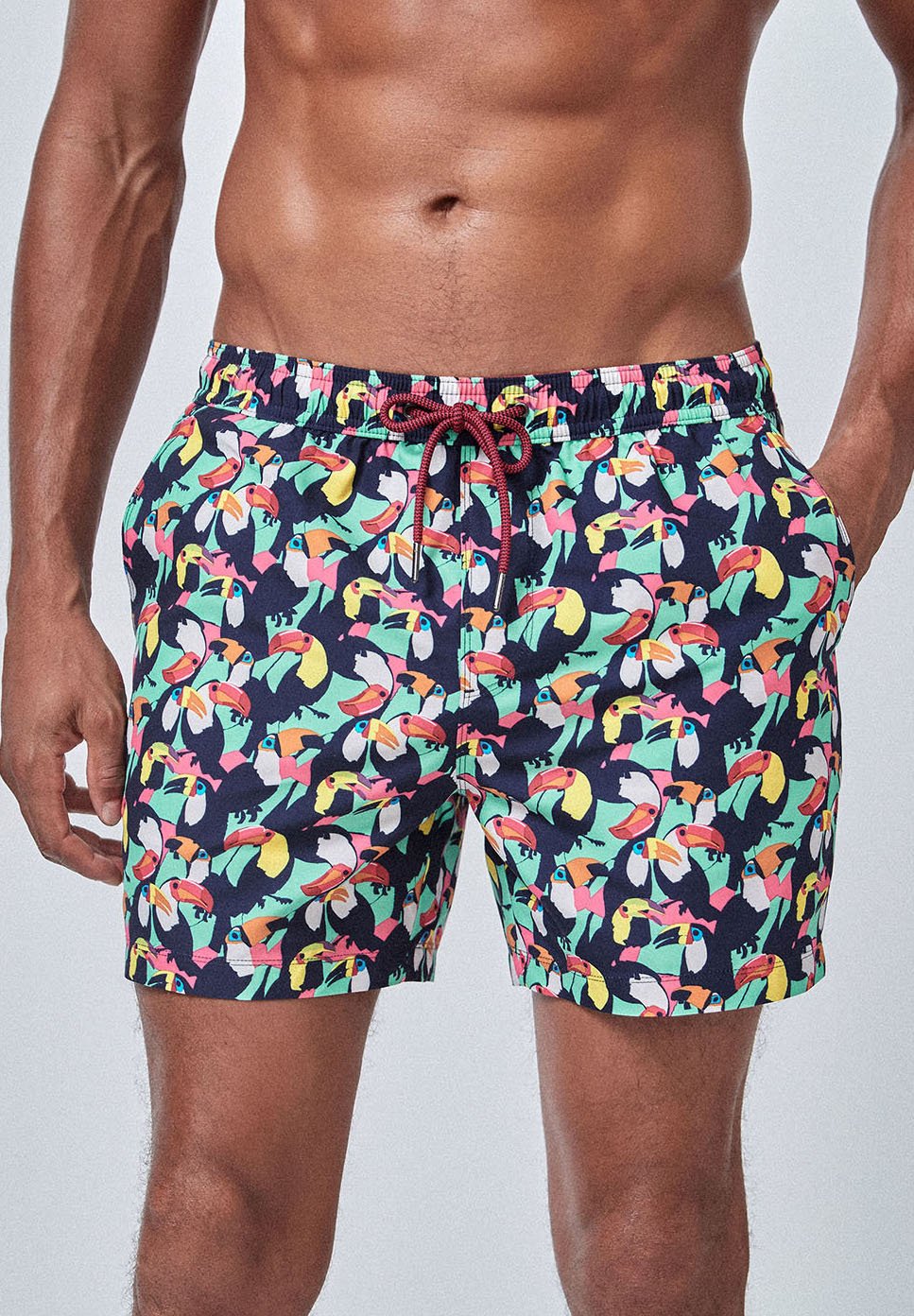 Next MINT TOUCAN PRINT SWIM SHORTS 