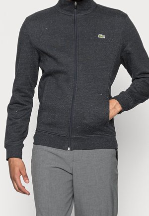 Sweater met rits - dark grey
