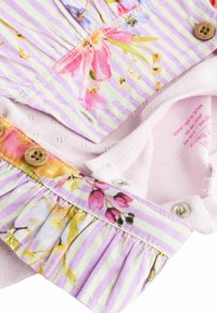Next REGULAR FIT - LONG SLEEVE SET - Glaustinukė - purple floral stripe