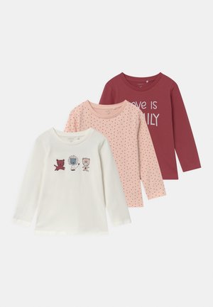 NBFTESINE 3 PACK - Maglietta a manica lunga - peach whip