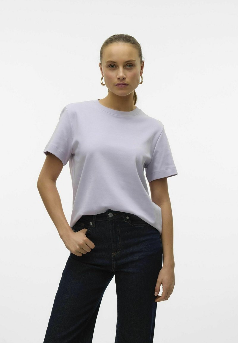Aware AWNAIMA SS O-NECK NOOS - T-shirt basic - misty lilac