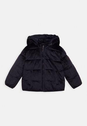 VELVET HOODED PADDED - Winter jacket - smart blue