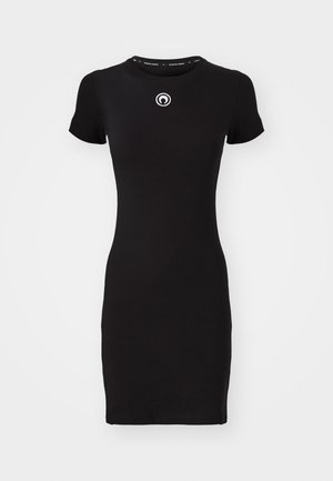 MARINE SERRE MOON LOGO DRESS - Jersey dress - black