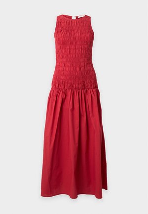 Faithfull the brand, SANCHIA MIDI DRESS - Denné šaty - chilli
