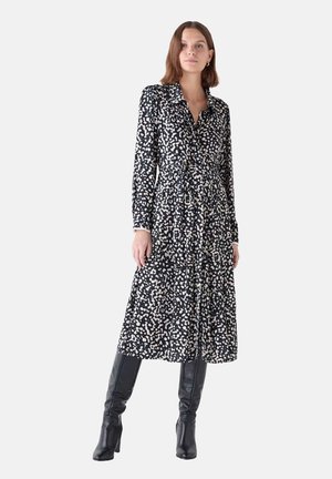 Caroll Robe chemise - noire