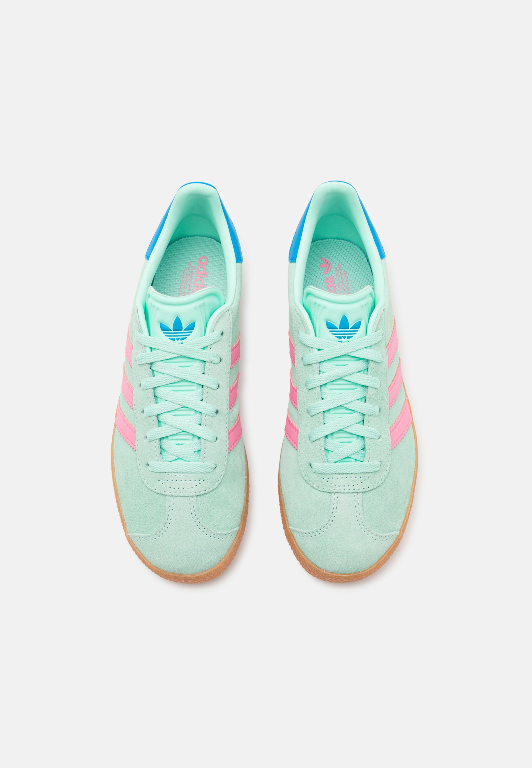 adidas Originals GAZELLE KIDS - Zapatillas - clear mint/bliss pink