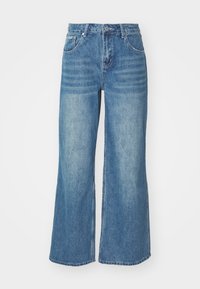 The Ragged Priest RELEASE BLEACHED BLUE WASH - Široke nogavice - blue denim