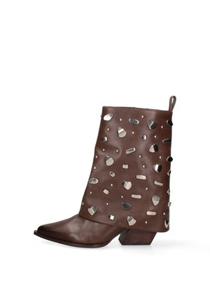 Stivaletti texani / biker - marrone scuro
