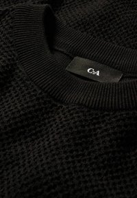 C&A Strickpullover - mottled black