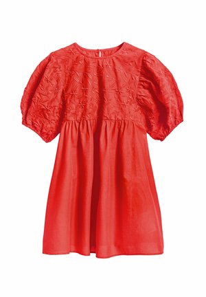SHORT FLORAL - Vardagsklänning - orange