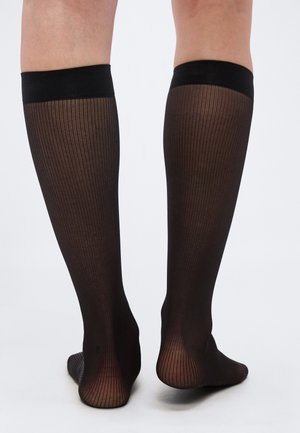 KNEE SOCKS - Põlvikud - black