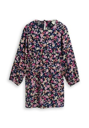 MINI MIT BLUMENMUSTER - Jurk - blue multicolor flower print