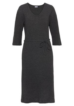 Strickkleid - anthrazit melange
