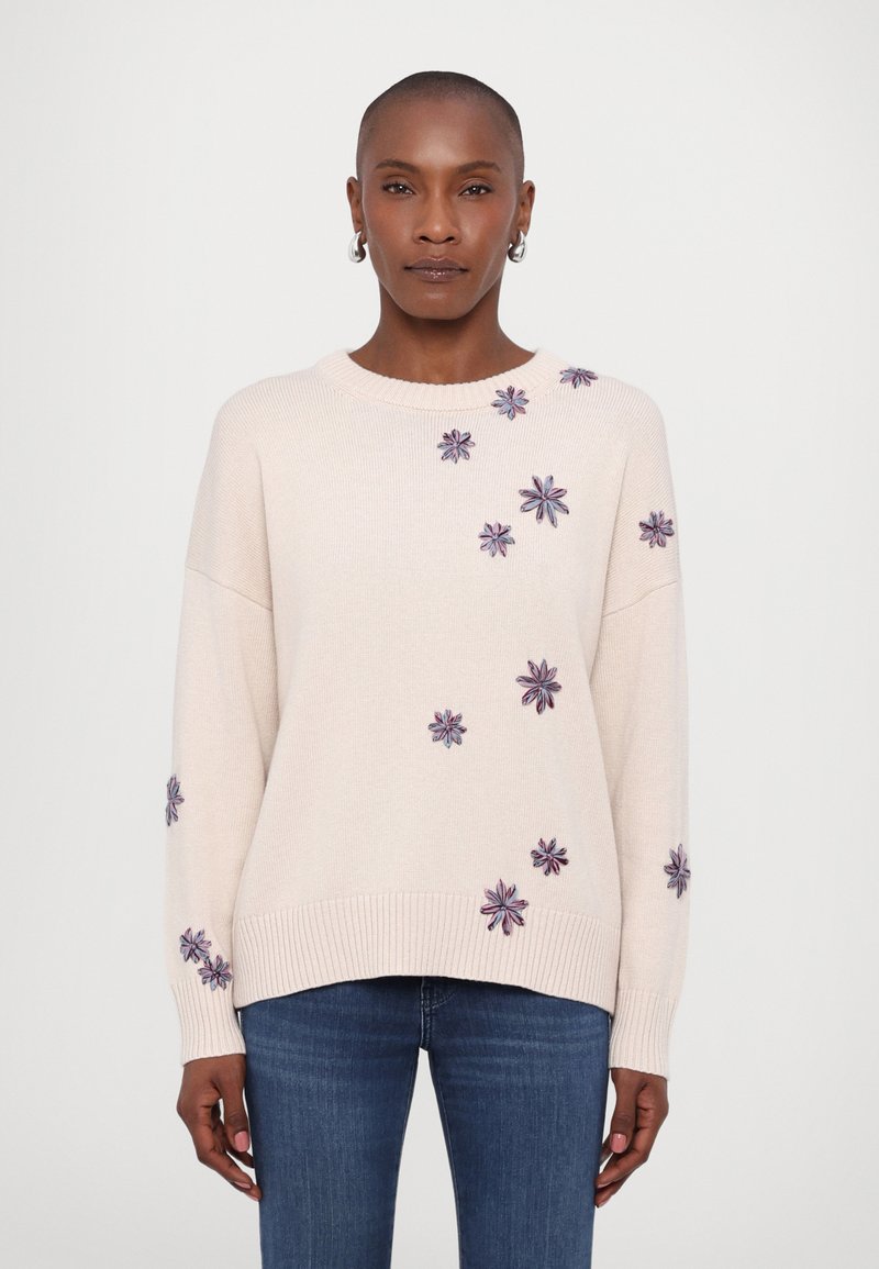 PS Paul Smith CREW NECK - Strickpullover - white