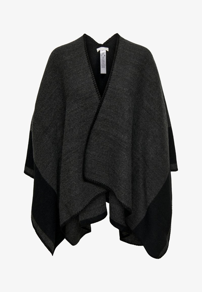 ONLY ONLVERIKA  - Poncho - dark grey melange