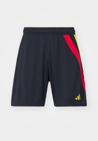 adidas Performance - FORTORE SHORT - Urheilushortsit - black/red/yellow/green Pienoiskuva 1