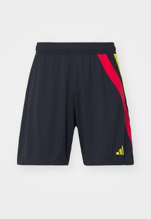 FORTORE SHORT - Korte sportsbukser - black/red/yellow/green