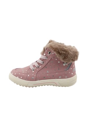 Lace-up ankle boots - rose