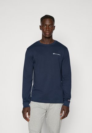 Champion ICONS CONTRAST CREWNECK LONG SLEEVE  - Langarmshirt - navy