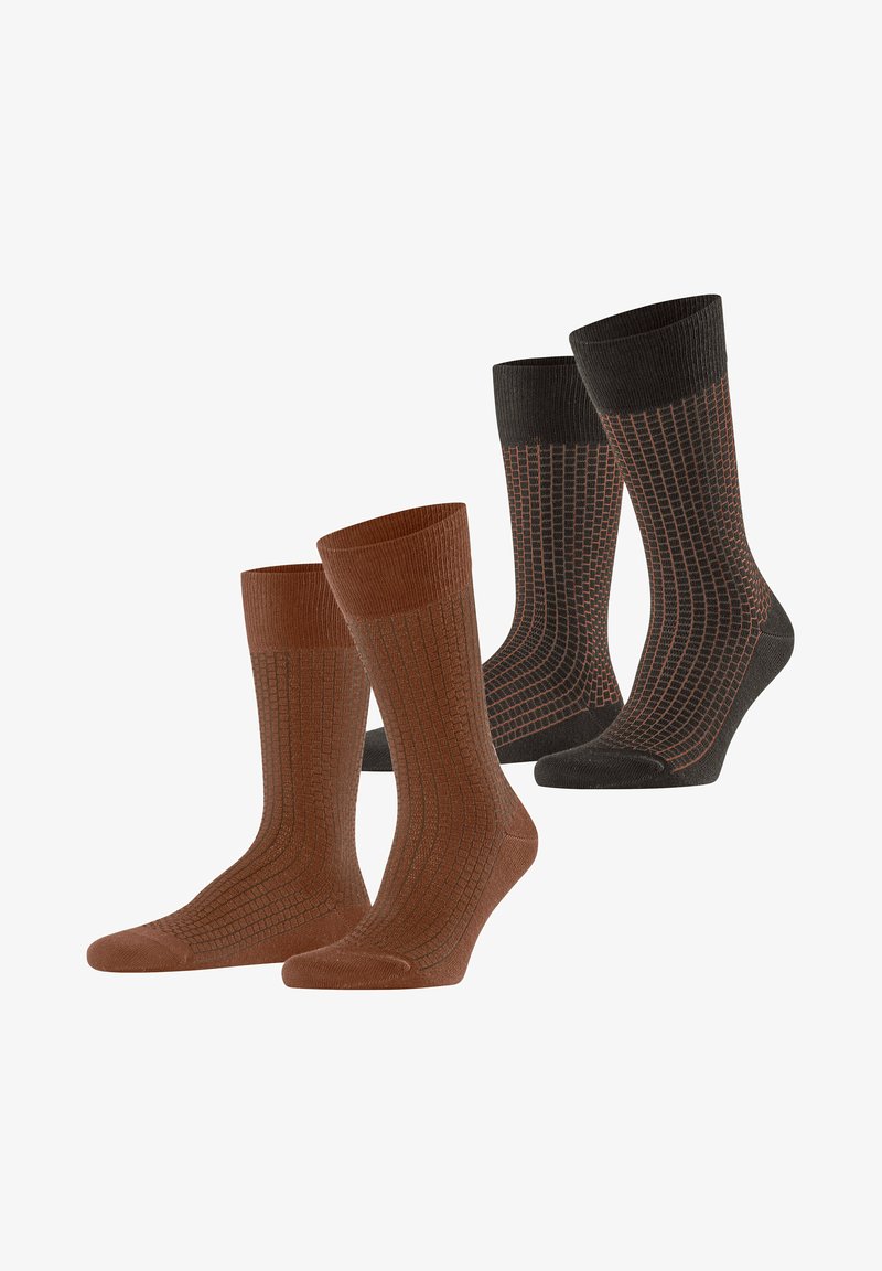 Esprit ILLUSIONAL GRID 2-PACK - Socks - sortiment