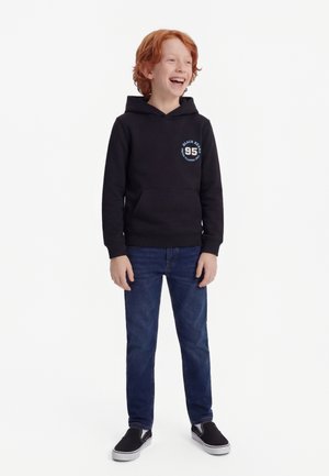 ONLY & SONS junior OSJDANIEL TEXT LIFE REG LS - Hoodie - black