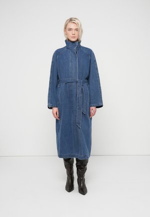 OBJTRINNA - Gabardina - medium blue denim
