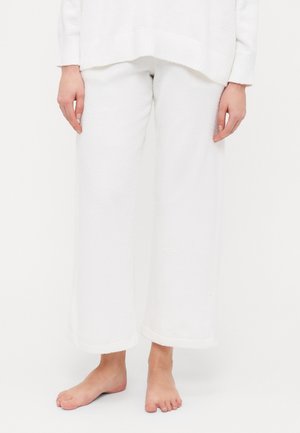 WIDE LEG - Bas de pyjama - ivory