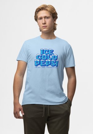 PEPSI ICE COLD - T-shirt con stampa - sky blue