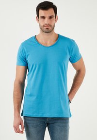 Buratti V-NECK  - Základné tričko - indigo