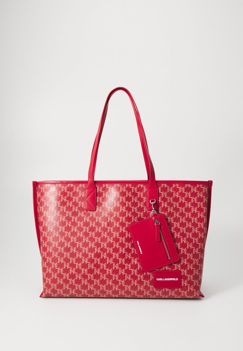 KARL LAGERFELD VOYAGE TOTE - Pirkinių krepšys - klassic red
