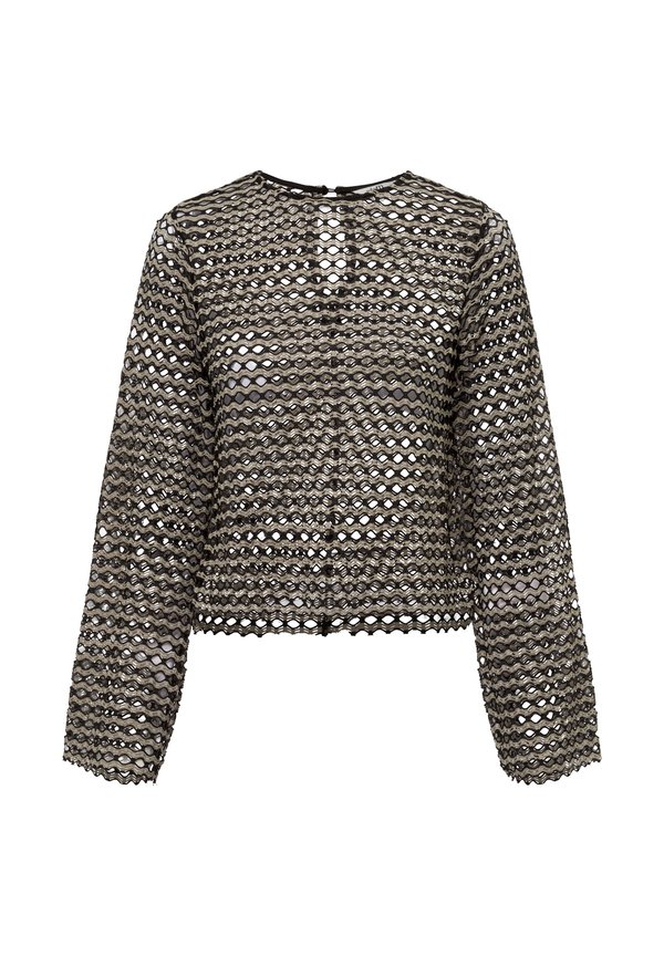 LADESSA - Bluse - schwarz grau