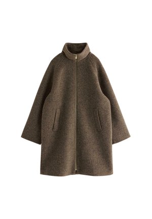 Lindex, Classic coat - brown melange