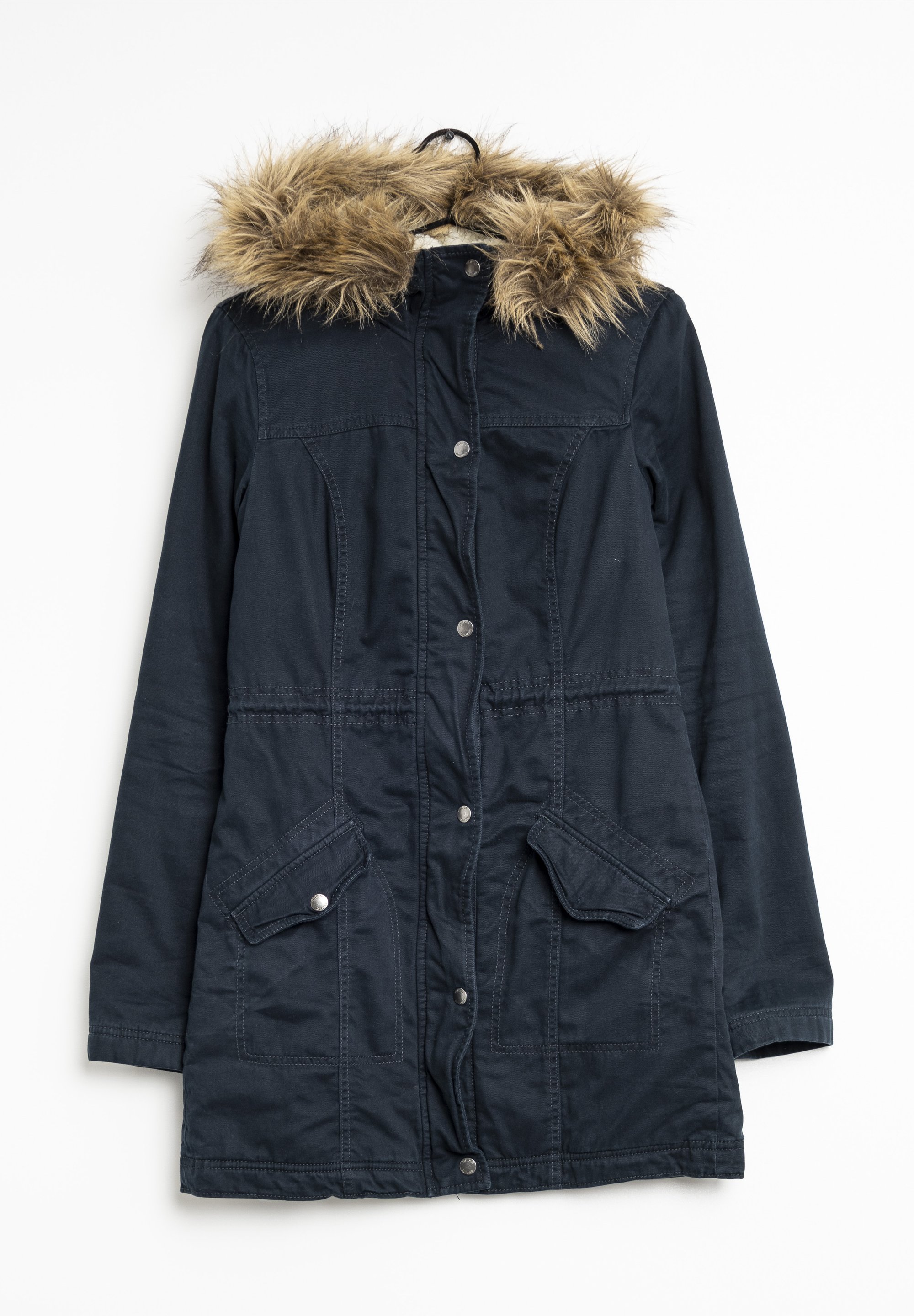 Blue Hollister Parka Sale Hollister Winter Coat Blue (Pre-owned