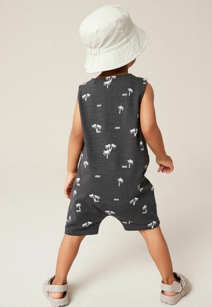 Next ALL-IN-ONE REGULAR FIT - Kombinezons - grey white palm