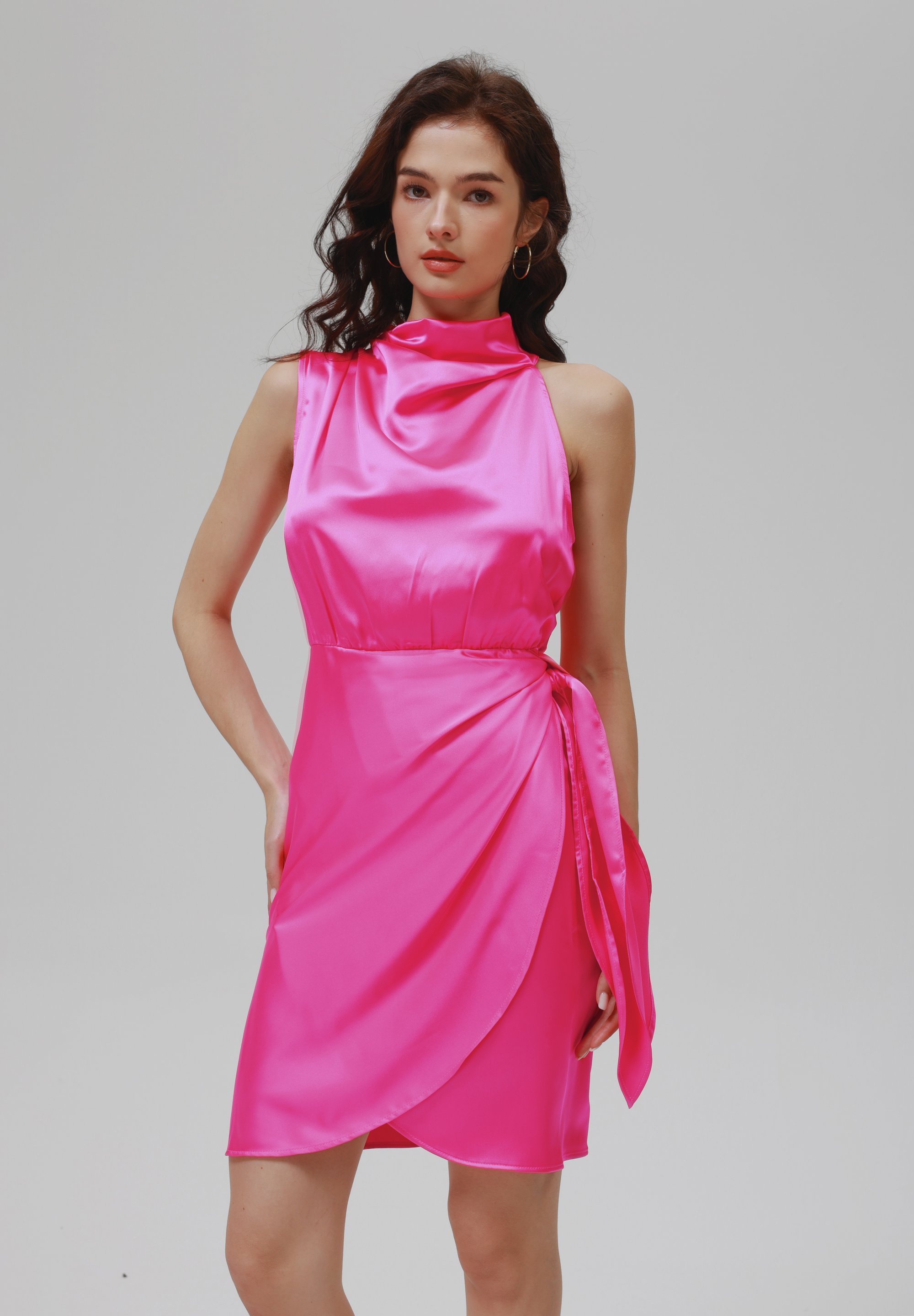 open lace back dress Classic Long Metallic Prom Dress with Lace-Up Back– PromGirl main image 1