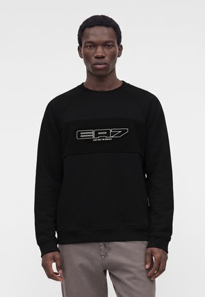 EA7 Emporio Armani, TRAIN LOGO SERIES - Суитшърт - black