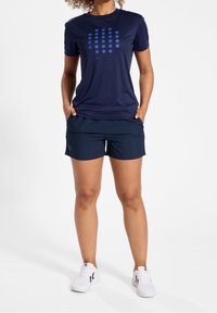 Hummel Triko s potiskem - blue