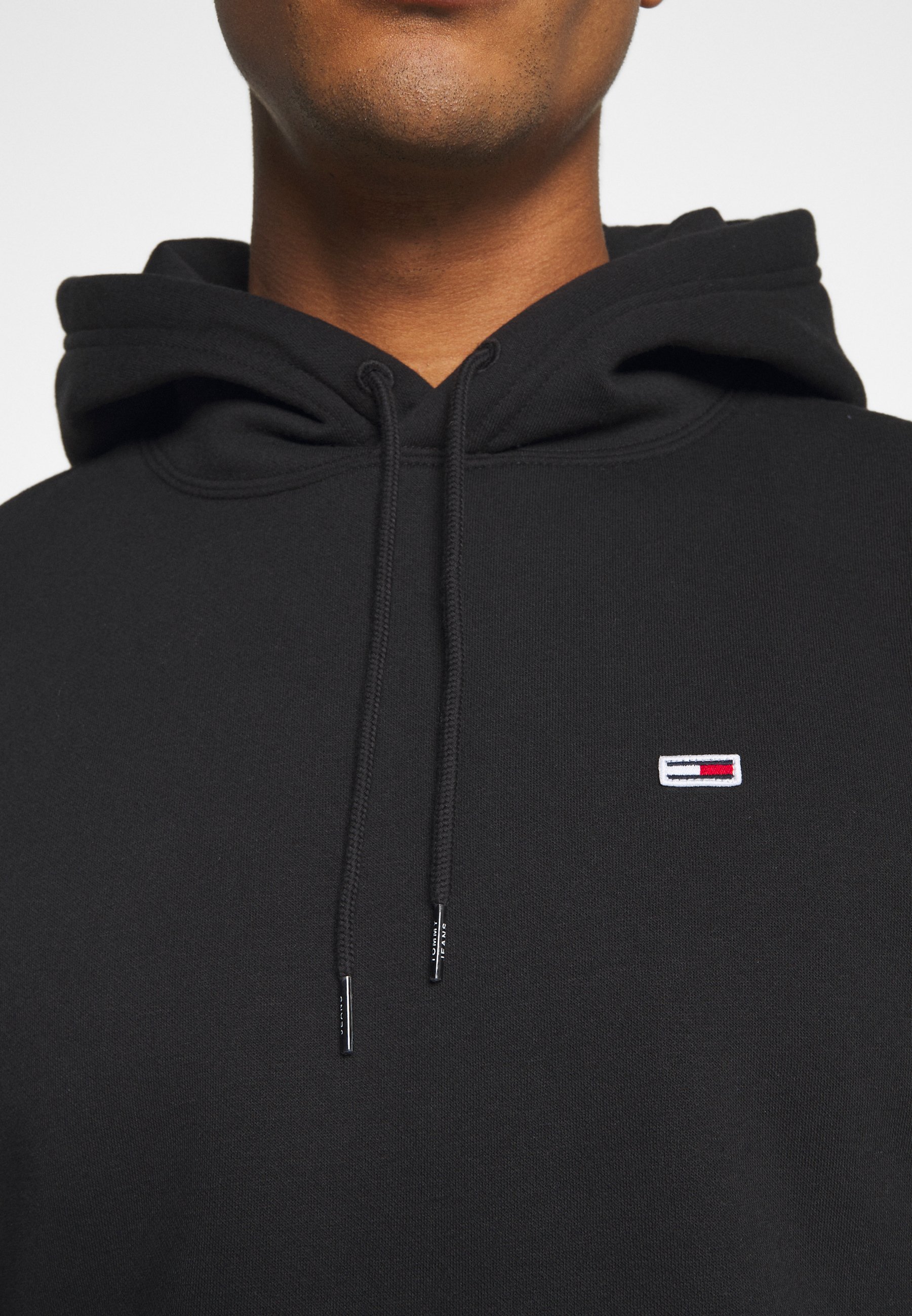 regular black hoodie