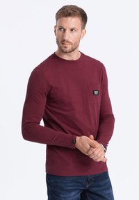 Ombre WITH POCKET  - Longsleeve - burgundy