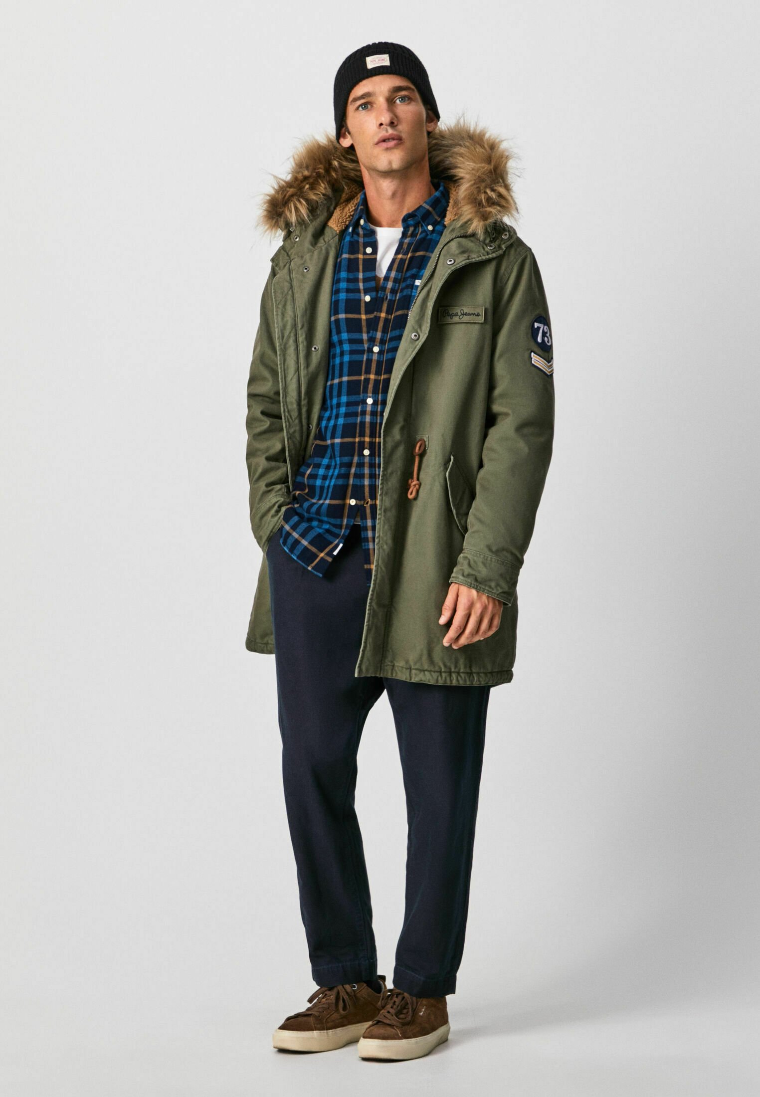 Pepe Jeans FAIRFAX - Abrigo de invierno - dark blue/azul marino - Zalando.es