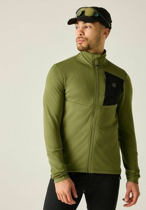 Dare 2B DARE 2B VENTURE FULL ZIP STRETCH MIDLAYER STRETCH MID LAYERS - Giacca in pile - martini olive black